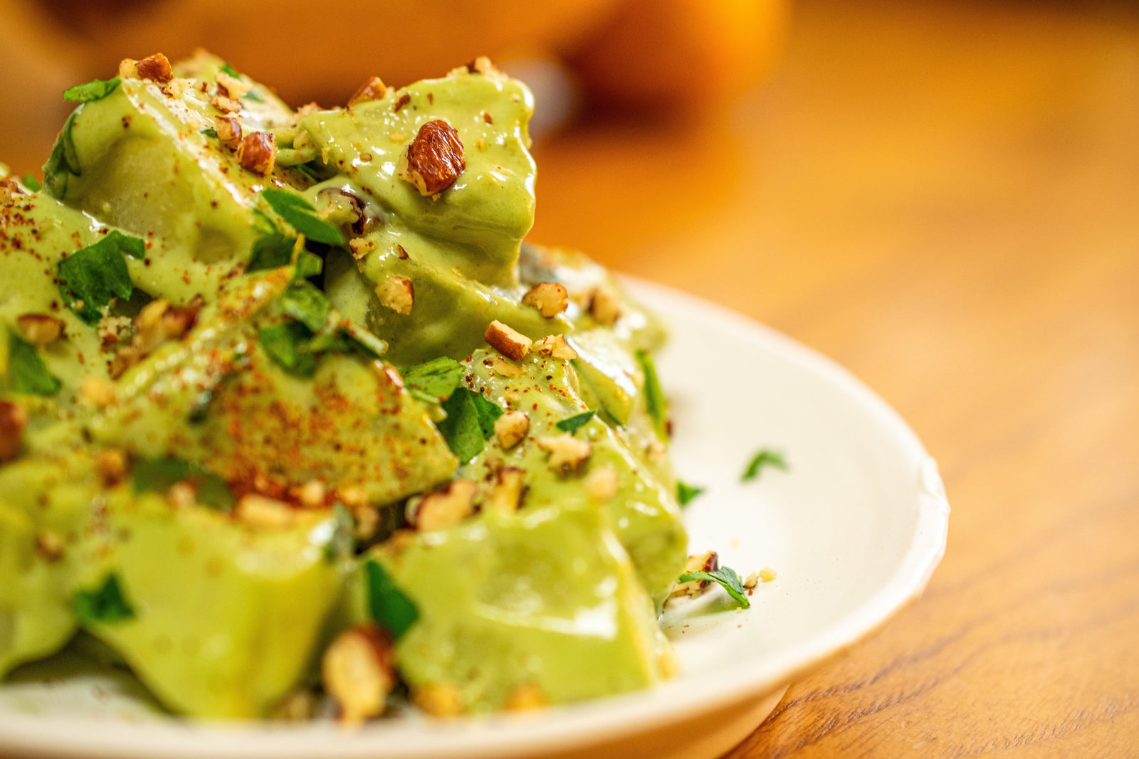 Nutty Matcha Potato Salad