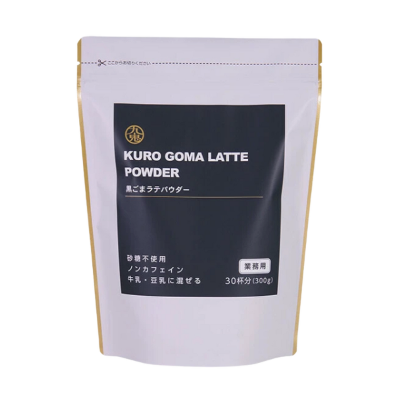 Kuki Black Sesame (Kuro Goma) Latte Powder 10.58oz/300g (Pack of 12)