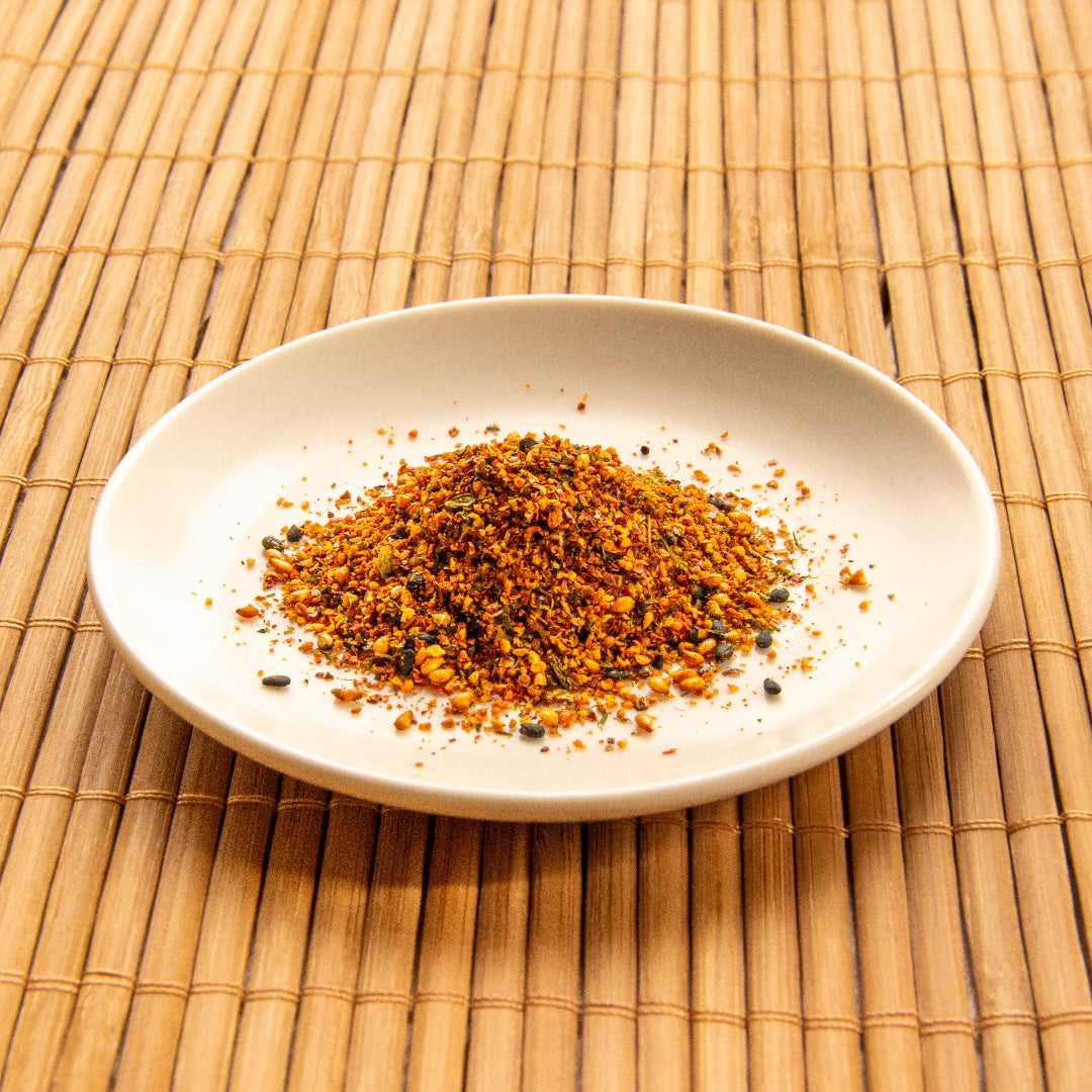 Yoshioka food Shichimi Togarashi – Japanese Seven Spice Blend 0.35oz/10g (Pack of 15)