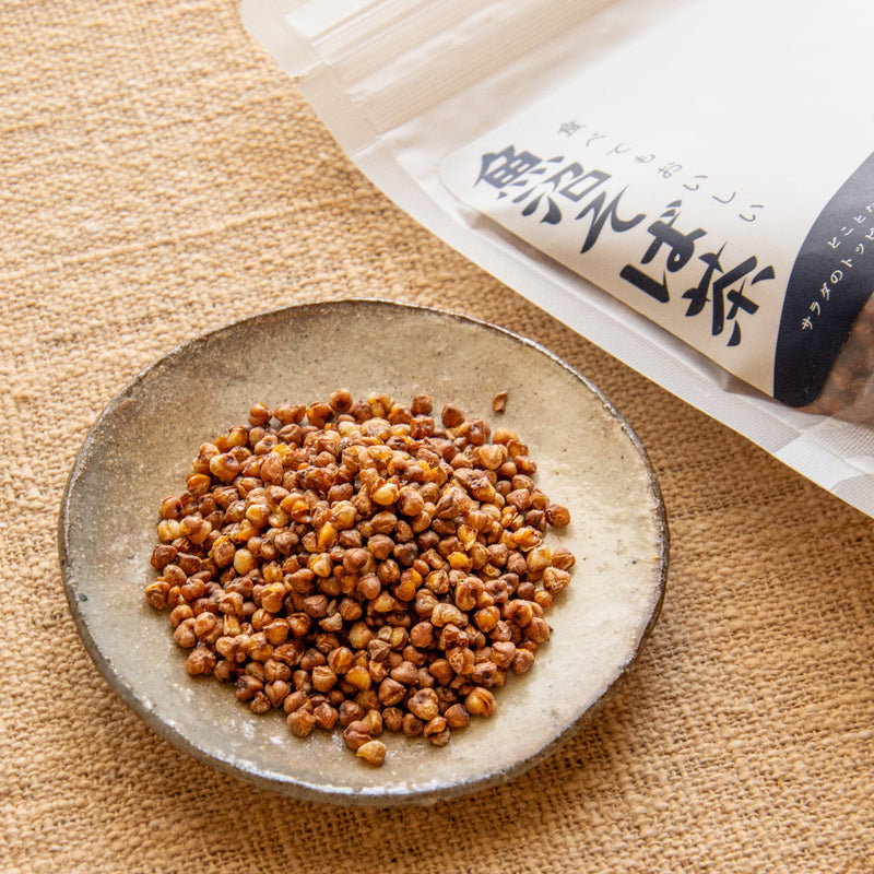 イチカラ畑 食べてもおいしい魚沼そば茶 80g (1ケース48個入）